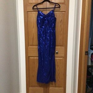 Blue hoco dress